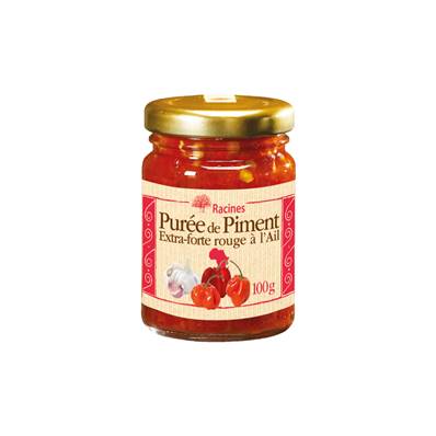 Purée de piment rouge à l'ail RACINES 100 g