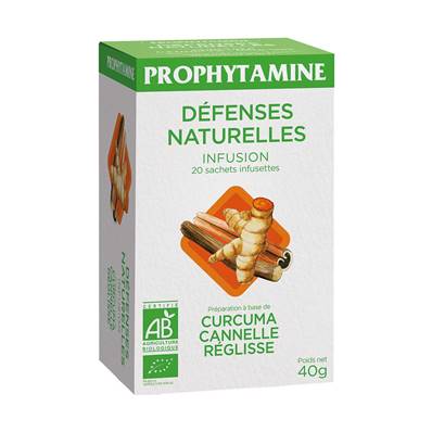 Infusion PROPHYTAMINE Défenses Naturelles BIO 20 sachets x 1.5 g