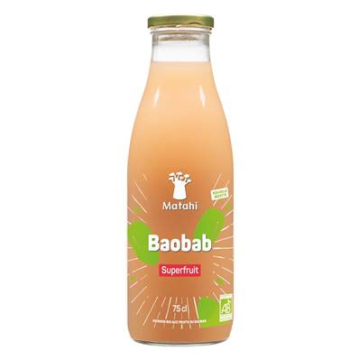 Boisson bio MATAHI SUPERFRUIT Baobab 75 cl 