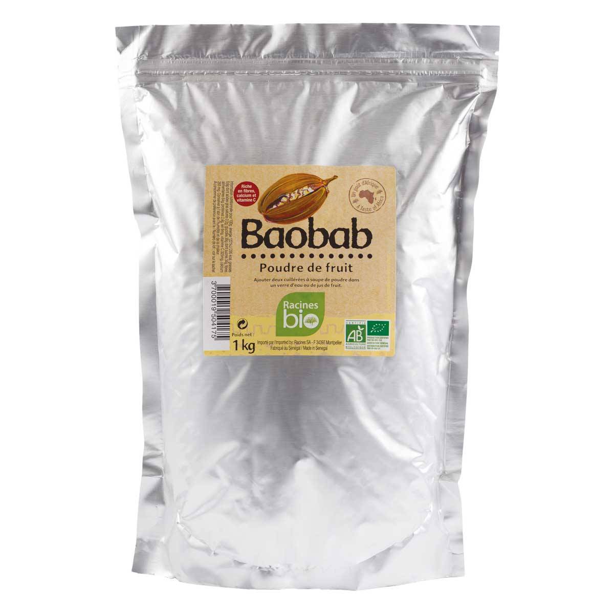 Poudre de Baobab Bio 150g - Racines-Sa