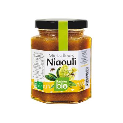 *Miel de fleurs Niaouli RACINES BIO 250 g - DDM 10/07/2024