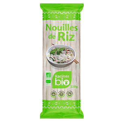  Nouilles de riz RACINES BIO  220 g - DDM 05/03/2024