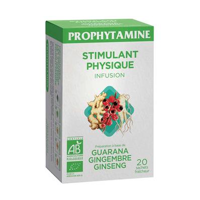 Infusion PROPHYTAMINE Stimulant physique RACINES BIO 2 g