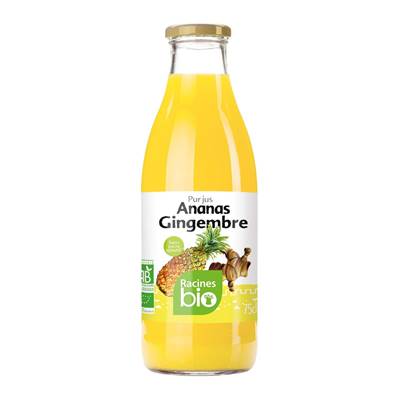 Pur jus Ananas Gingembre RACINES BIO 75 cl 