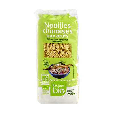  Nouilles aux oeufs RACINES BIO 250 g - DDM 23/07/2023