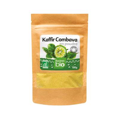 XXX Kaffir Combava en poudre RACINES BIO 100 g - DDM 30/04/2024