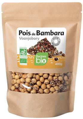 Pois de Bambara Voanjobory RACINES BIO 400 g - DDM 31/08/2023