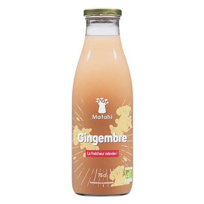 Boisson bio MATAHI Gingembre 75 cl