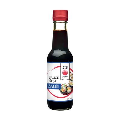 Sauce soja japonaise salée J.B. JAPON 250 ml