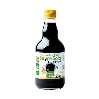 Sauce soja tamari RACINES BIO sans gluten 400 ml - DDM 25/09/2021