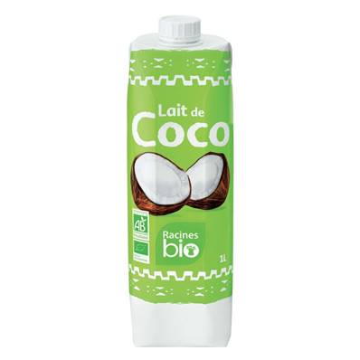 Lait de coco RACINES BIO 1 L