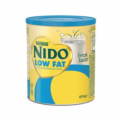 Lait en poudre NIDO Low Fat 875 g - DDM 18/01/2024