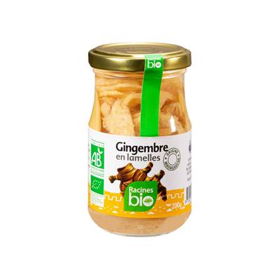 Gingembre en lamelles RACINES BIO 200 g