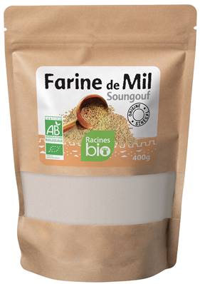 *Farine de mil RACINES BIO 400 g - DDM 31/10/2024