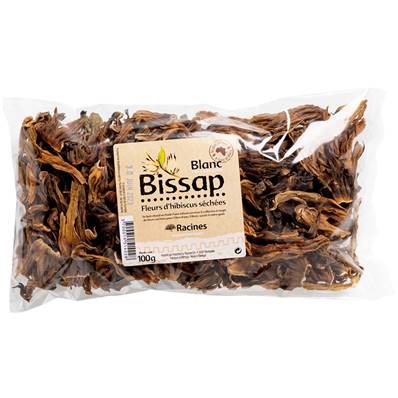 Fleurs d'hibiscus blanc RACINES 100 g