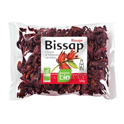 Fleurs d'hibiscus rouge RACINES BIO 50 g