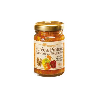 Purée de piment extra-forte RACINES au gingembre 100 g