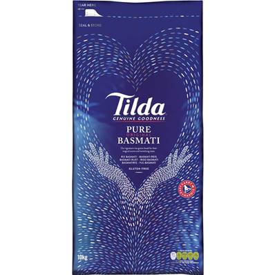 Riz long basmati TILDA 10 kg 