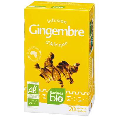 Infusion d'Afrique RACINES BIO Gingembre 1.6 g