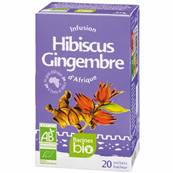 Infusion d'Afrique RACINES BIO Hibiscus Gingembre 1.6 g