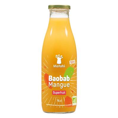 Boisson bio MATAHI SUPERFRUIT Baobab Mangue 75 cl