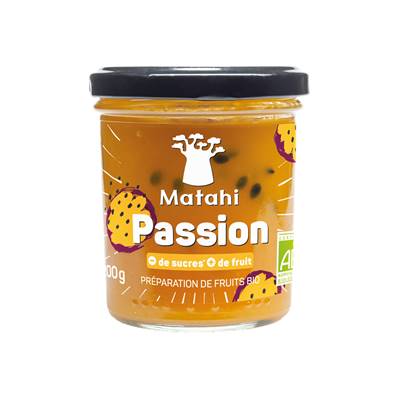  Préparation de fruits bio MATAHI Fruit de la passion 200 g 