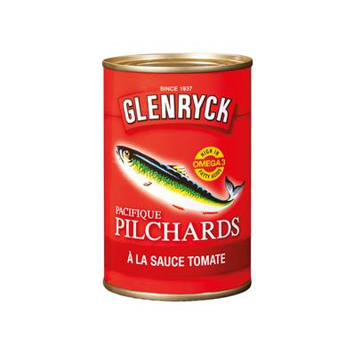 Pilchards GLENRYCK sauce tomate 400 g