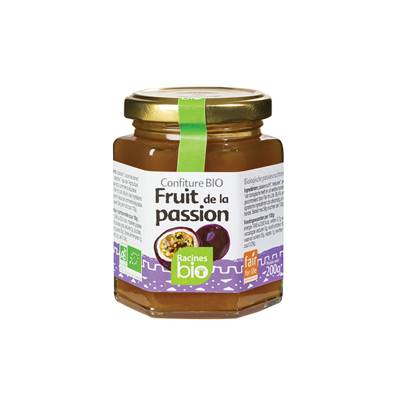 Confiture RACINES BIO fruit de la passion 200 g