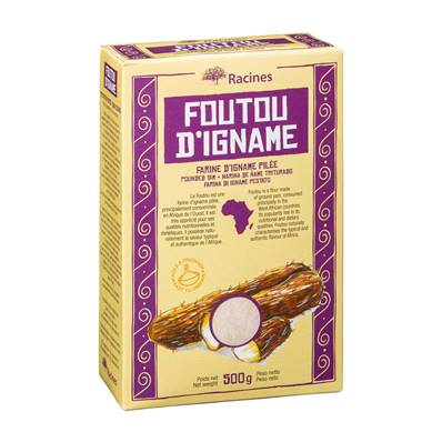 Foutou d'igname RACINES 500 g - DDM 31/01/2024