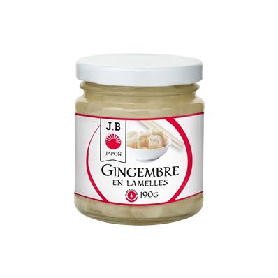 Gingembre en lamelles J.B. JAPON 190 g