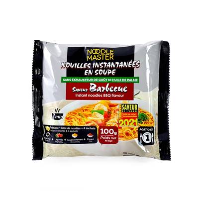 Nouilles NOODLE MASTER boeuf barbecue XL 100 g