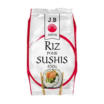 Riz pour sushis J.B. JAPON 450 g