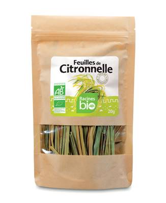 Feuilles de citronnelle séchées RACINES BIO 20 g