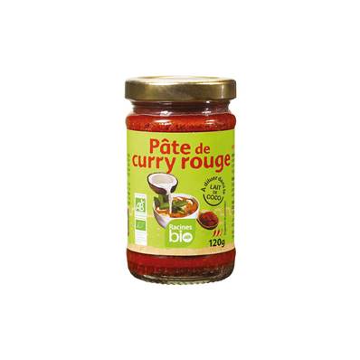 Pâte de curry rouge RACINES BIO 120 g 