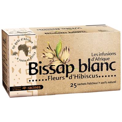 Infusion d'Afrique RACINES Bissap blanc 1.6 g