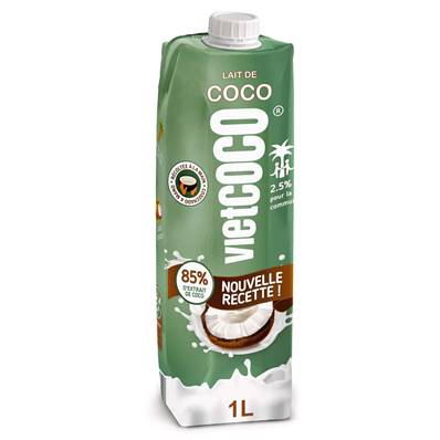 Lait de coco VIETCOCO tetra pack 1 l