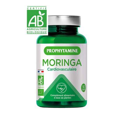 PROPHYTAMINE BIO Cardiovasculaire - Moringa 90 gélules - DDM 31/01/24