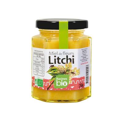 *Miel de fleurs Litchi RACINES BIO 250 g - DDM 28/09/2025