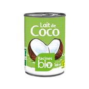 Lait de coco RACINES BIO 400 ml - DDM 26/01/2023