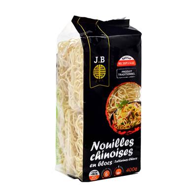 Nouilles chinoises en blocs J.B. 400 g