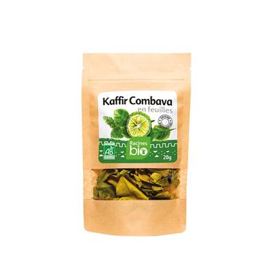 Kaffir Combava en feuilles RACINES BIO 20 g - DDM 30/11/2023