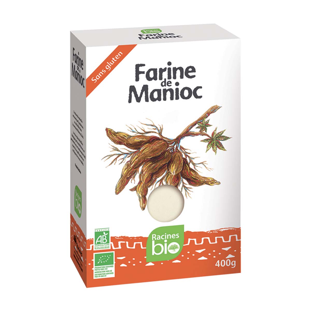 Farine de manioc RACINES BIO 400 g  