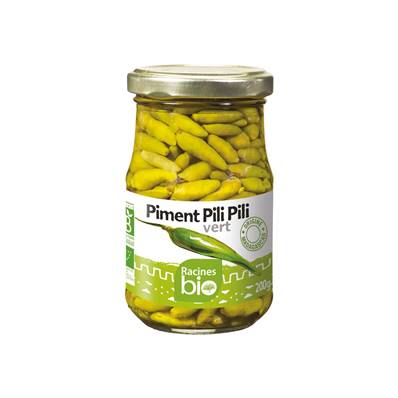 Piment pili pili vert entier RACINES BIO 200 g