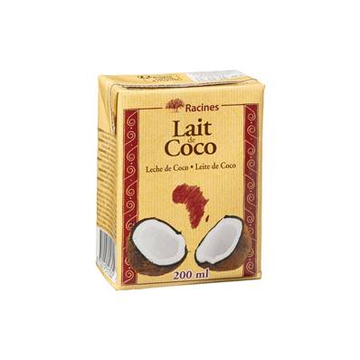 Lait de coco RACINES 200 ml tetrapack 