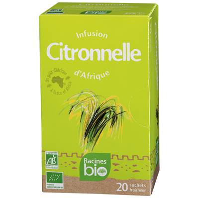 Infusion d'Afrique RACINES BIO Citronnelle 1.6 g