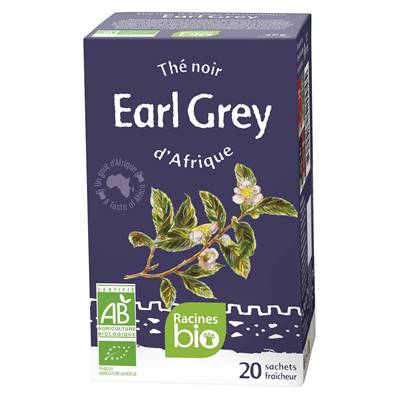 Thé noir earl grey RACINES BIO 1.8 g