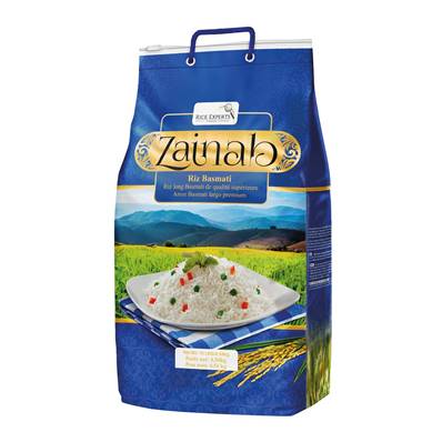 Riz basmati supérieur ZAINAB 4.54 kg