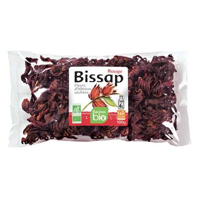 Fleurs d'hibiscus rouge RACINES BIO 100 g