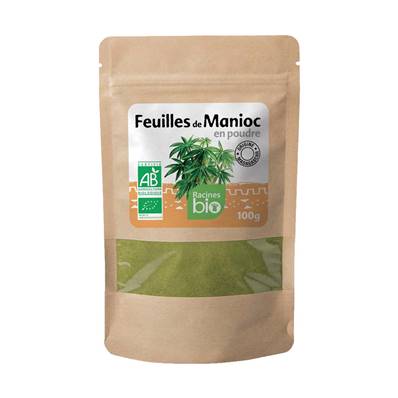 Feuilles de manioc en poudre RACINES BIO 100 g