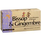 Infusion d'Afrique RACINES Gingembre Bissap 1.6 g